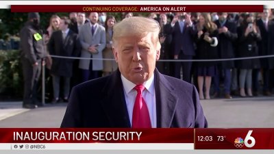 Security on Guard in Final Day of Trump Administration