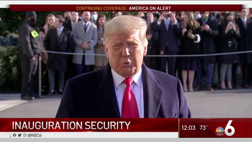 Security on Guard in Final Day of Trump Administration