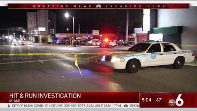 Hit and Run Investigation Underway in Miami