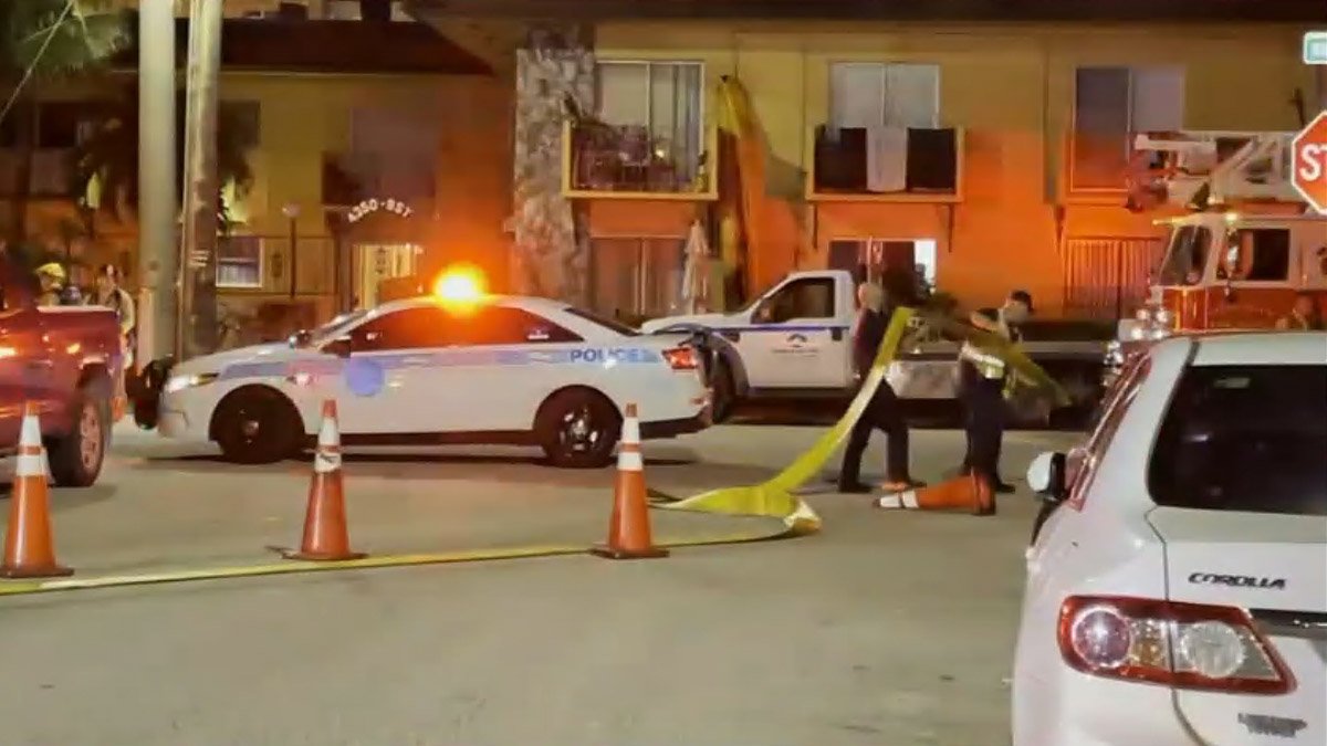 Miami Firefighters Rescue Residents from Fire at Apartment Building ...