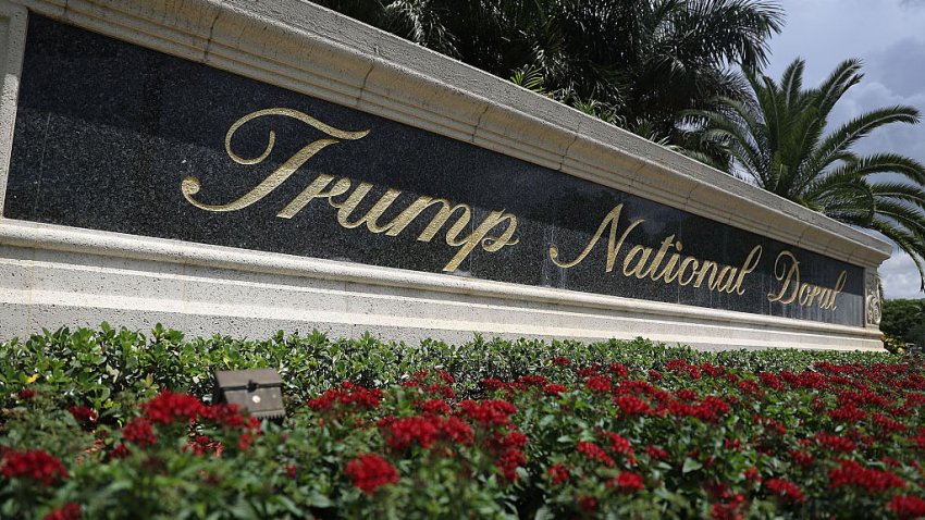DORAL, FL – JUNE 01:  A sign reading Trump National Doral is seen on the grounds of the golf course owned by Republican presidential candidate Donald Trump on June 1, 2016 in Doral, Florida.  Reports indicate that a PGA Tour event that has been held at the Trump National Doral since 1961 is heading to Mexico City in 2017.  (Photo by Joe Raedle/Getty Images)