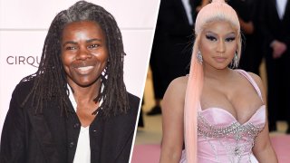 Tracy Chapman (Left), Nicki Minaj (Right).