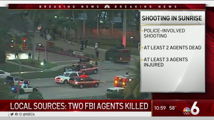 Two FBI Agents Killed While Serving Warrant in Sunrise: Sources