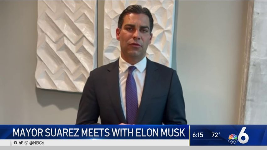 Mayor Suarez Talks to Elon Musk About Tunnel in Miami