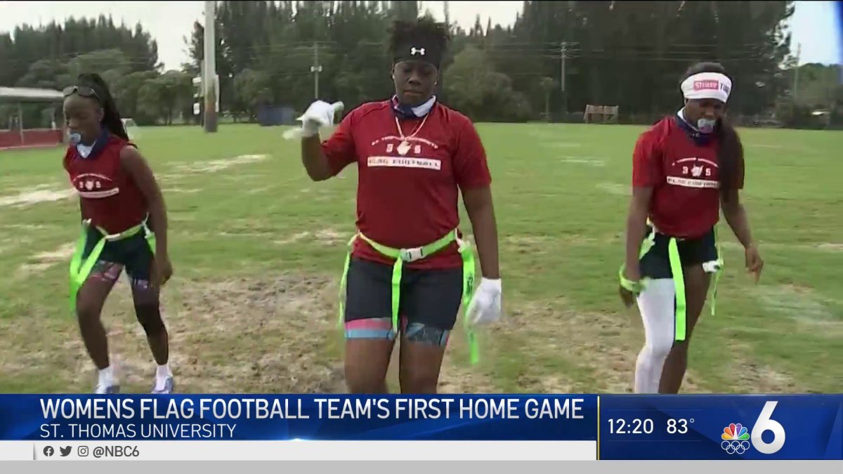 First Female Flag Football Team at St. Thomas University NBC 6 South
