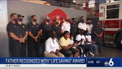 Father Recognized With Life-Saving Award