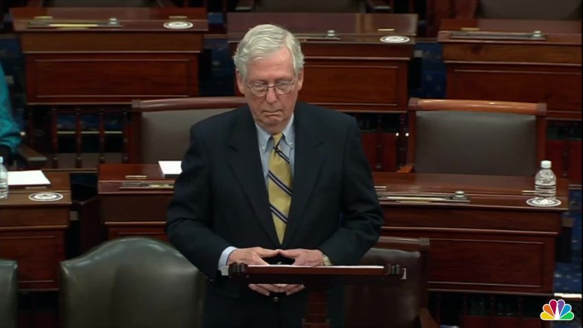 McConnell Says Trump Is ‘Responsible' for Riot But ‘Ineligible' for Senate Conviction