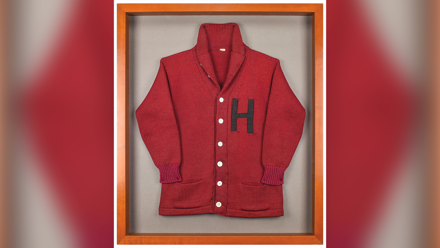 Vintage harvard letter sweater sale