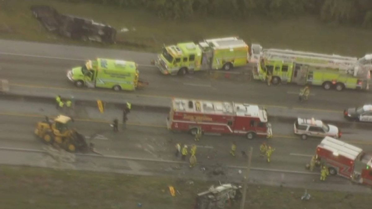 Fatal Rollover Crash Closes Floridas Turnpike In Palm Beach County Nbc 6 South Florida 