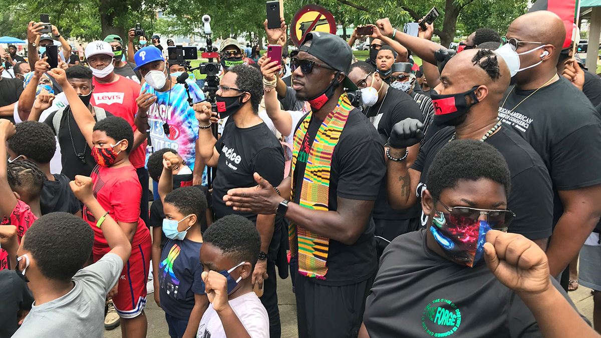 Juneteenth brought together marchers in celebration of the day, shortly after May's protests and looting.