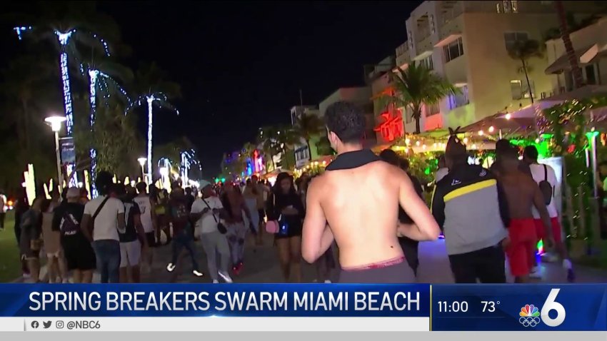 Spring Breakers Swarm Miami Beach
