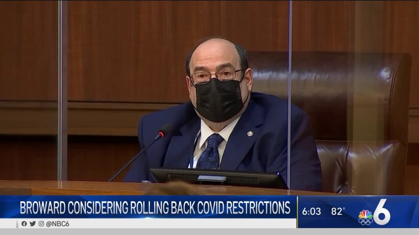 Broward Considering Rolling Back COVID Restrictions