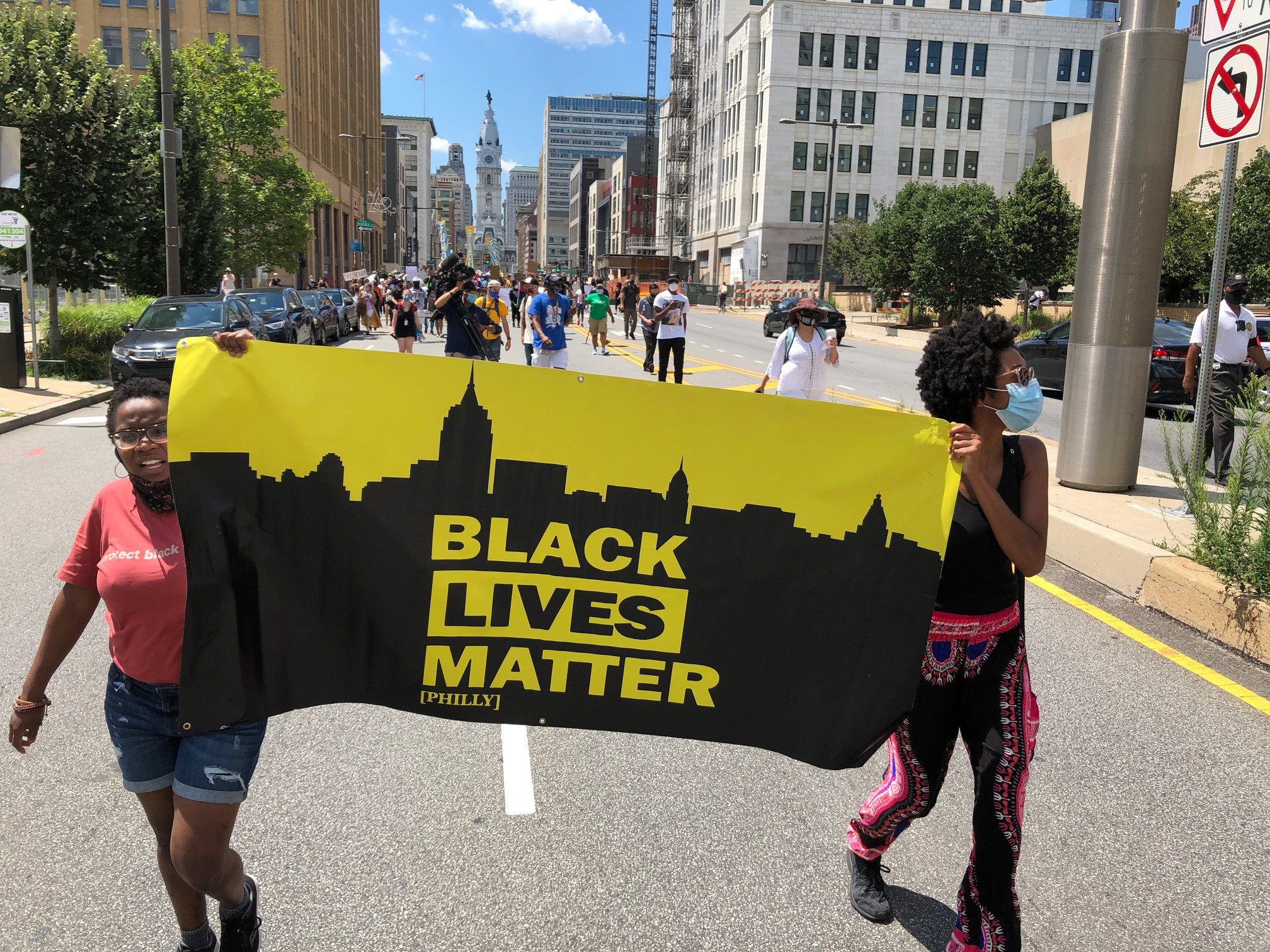 Philadelphia students took to the streets to support the Black Lives Matter movement. (Photo: Dave Palmer / NBC10)