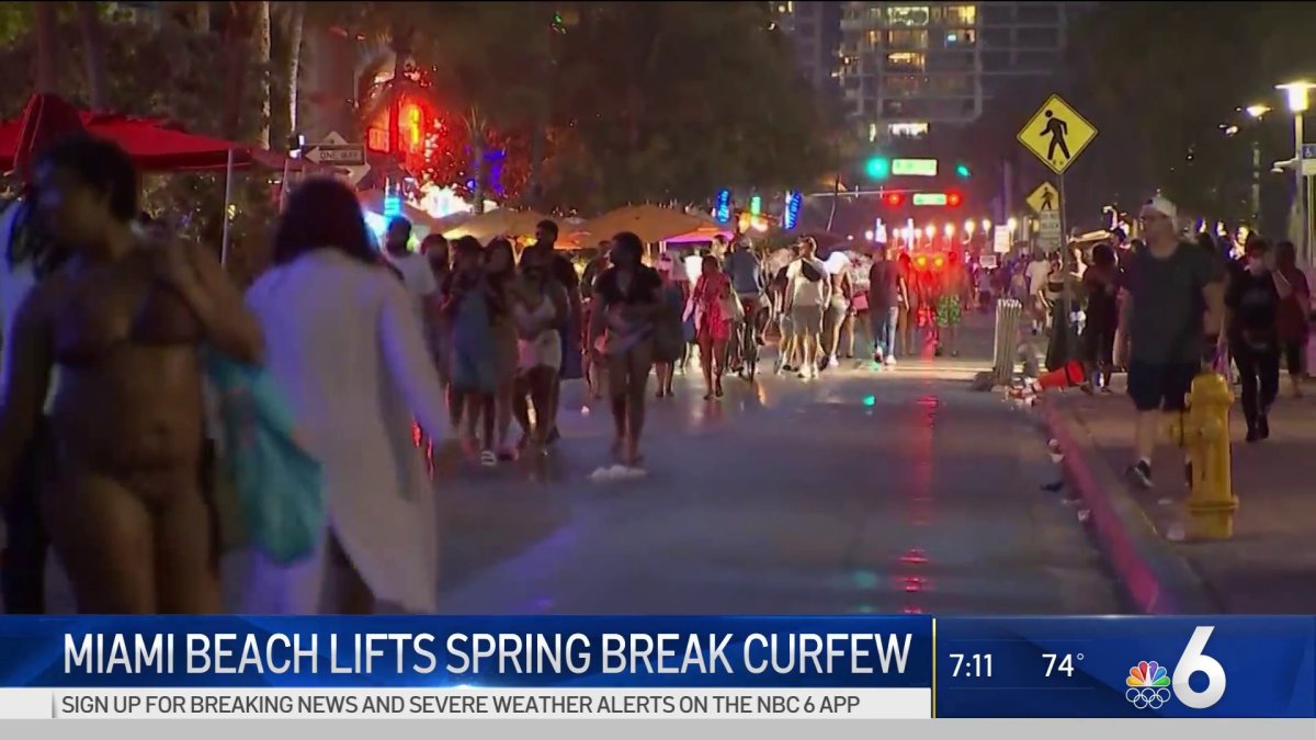 Miami Beach Lifts Spring Break Curfew NBC 6 South Florida