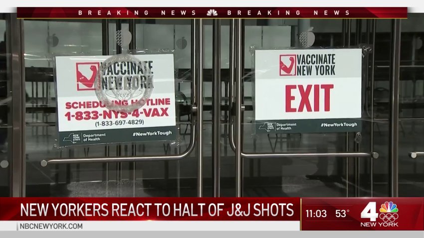 New Yorkers React to Pause of J&J Vaccine