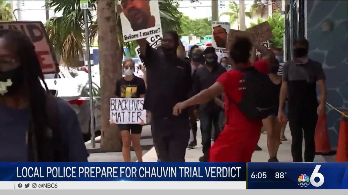 Miami Police Prepare for Reaction of Chauvin Trial Verdict – NBC 6 ...