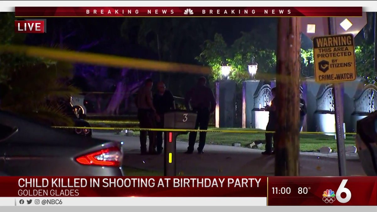 Child Killed in Shooting at Birthday Party – NBC 6 South Florida