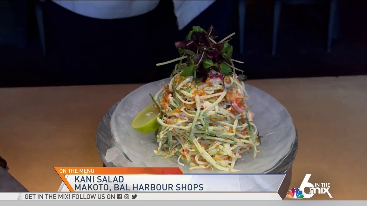 Fabulous Food Kani Salad From Makoto in Bal Harbour NBC 6 South Florida