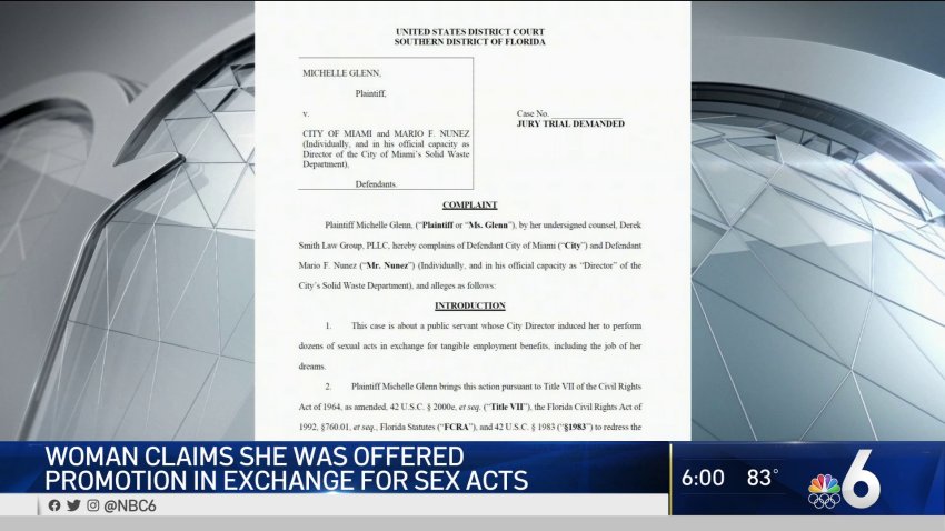 Woman Claims She Was Offered Promotion in Exchange for Sex Acts