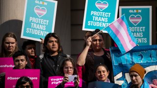 Rally Held In Support Of Transgender Community