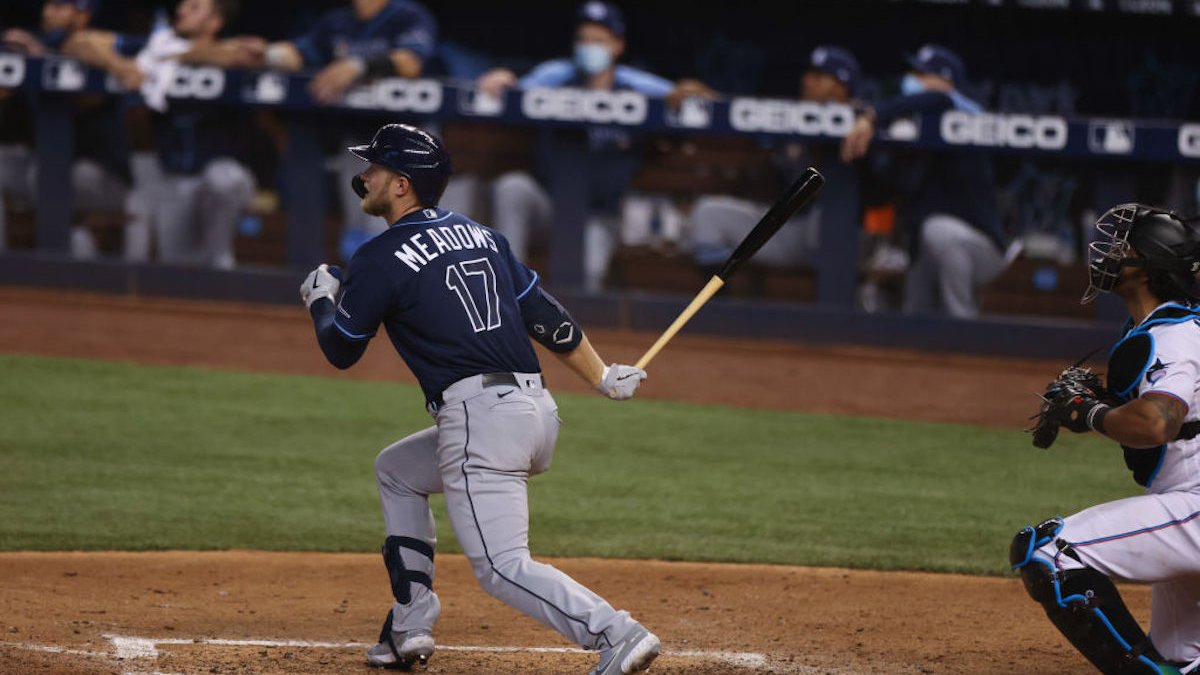 Rays OF Kevin Kiermaier pulls off perfect engagement