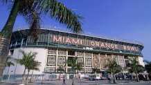 12 Feb 2000: An exterior shot of the Orange Bowl before the Gold Cup Game between Haiti and the USA in Miami, Florida. The USA defeated Haiti 3-0. Mandatory Credit: Ezra O. Shaw /Allsport