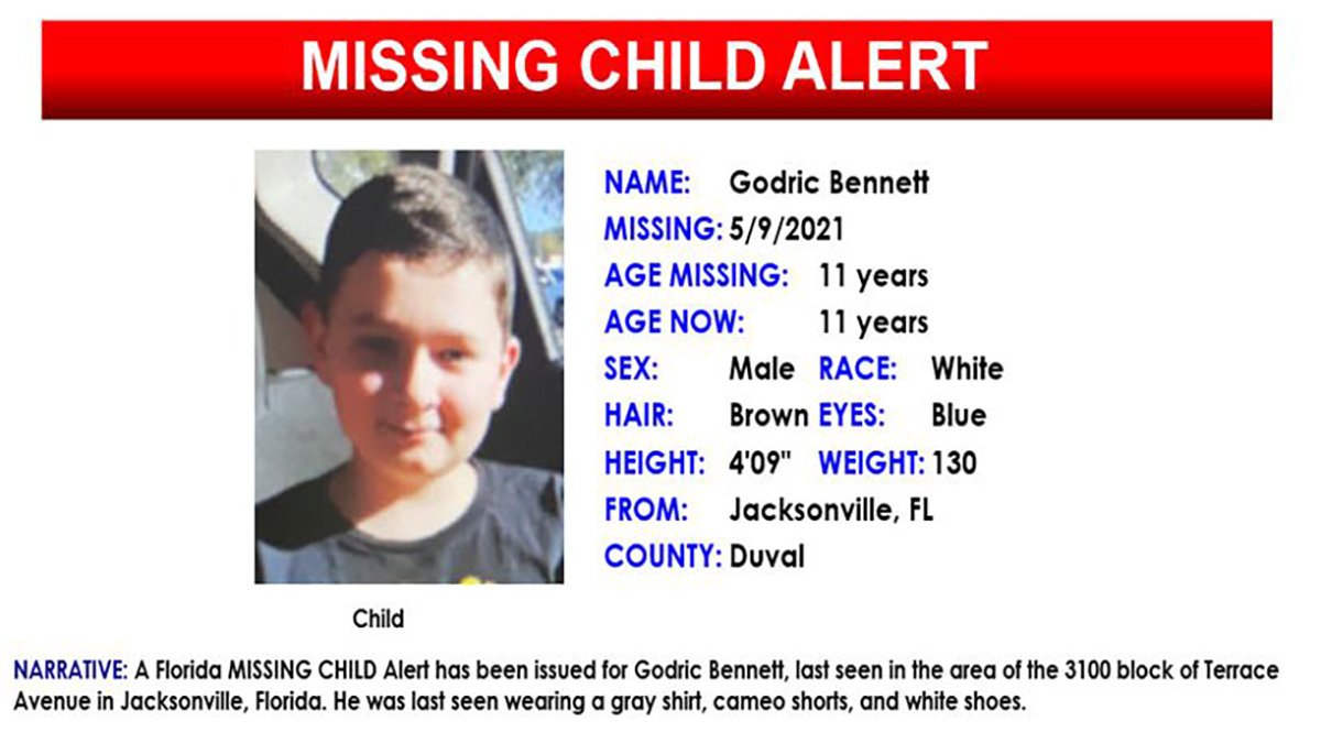 Alert Canceled After Missing North Florida Child Found Safe – NBC 6 ...