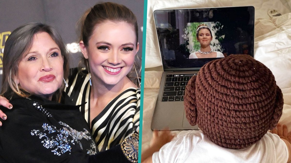 billie lourd dressed as princess leia Billie Lourd's Scream Queens Look Was an Homage to Mom Carrie Fisher
