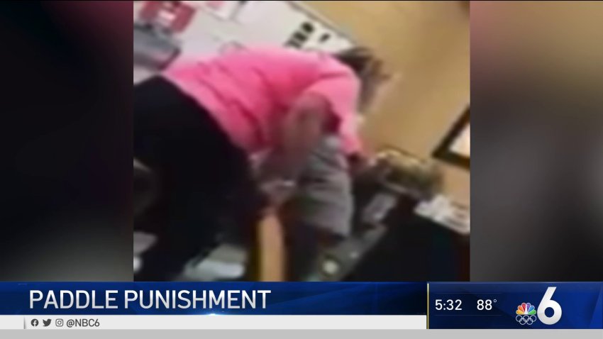 Principal Caught on Camera Spanking Student