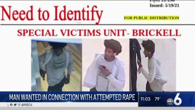 Man Wanted in Connection With Rape in Brickell