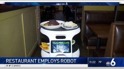 Restaurant in Kendall Uses Robot Server Amid Worker Shortage