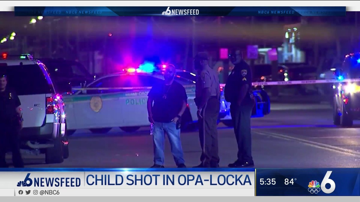 Child Shot in OpaLocka NBC 6 South Florida