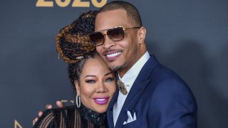 In this Feb. 22, 2020, file photo, Tameka "Tiny" Cottle and T.I. attend the 51st NAACP Image Awards at the Pasadena Civic Auditorium in Pasadena, California.