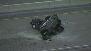 Scene of a fatal crash in fort Lauderdale on Nov. 22, 2019.