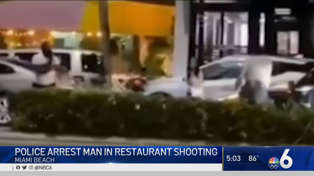 Man Arrested in Triple Shooting Outside Miami Beach Restaurant – NBC 6 ...