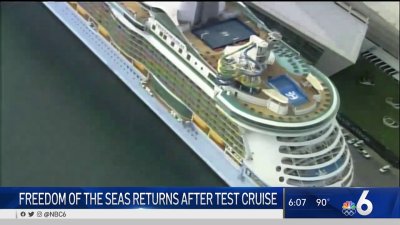 Freedom of the Seas Returns After Test Cruise