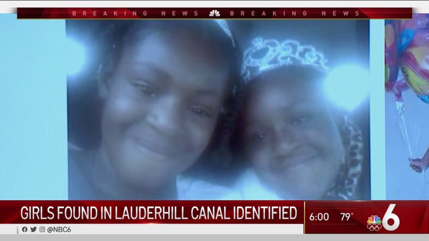 Sisters Identified as Girls Found in Lauderhill Canal