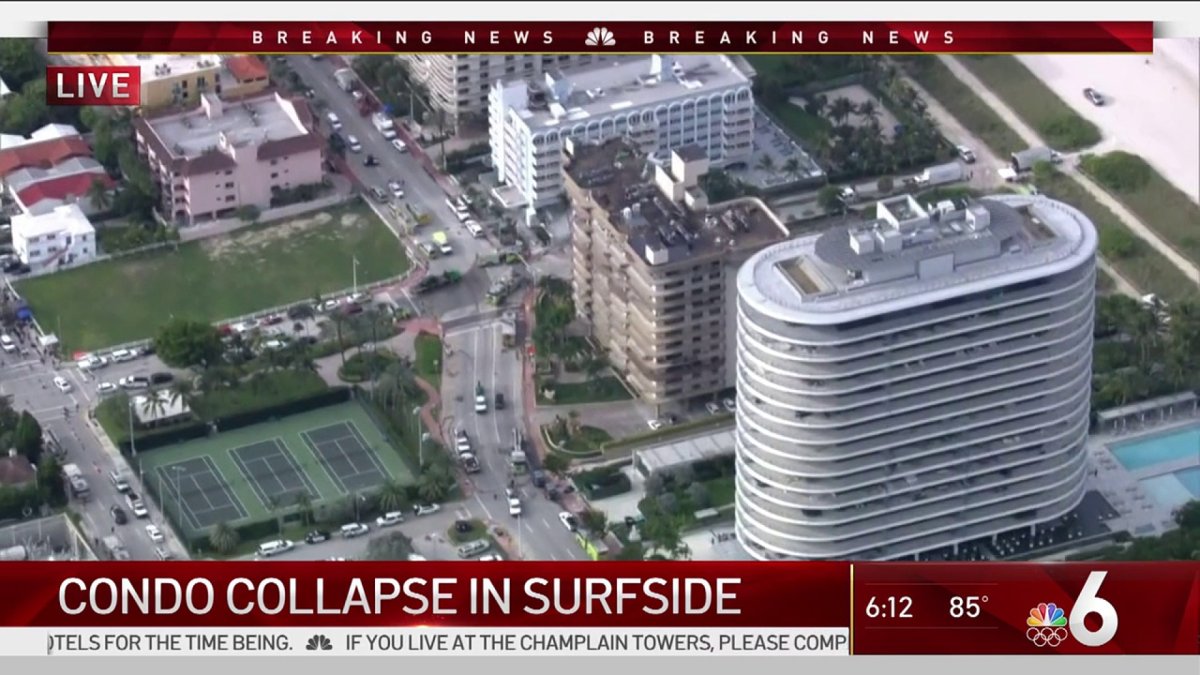 Hospitals Respond After Deadly Condo Collapse Nbc 6 South Florida 1805