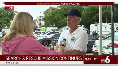 Surfside Mayor Talks Search and Rescue Mission