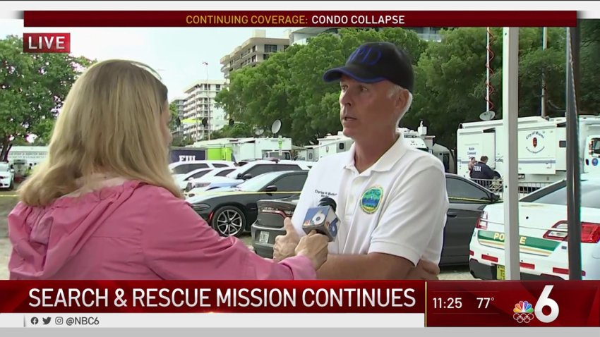 Surfside Mayor Talks Search and Rescue Mission