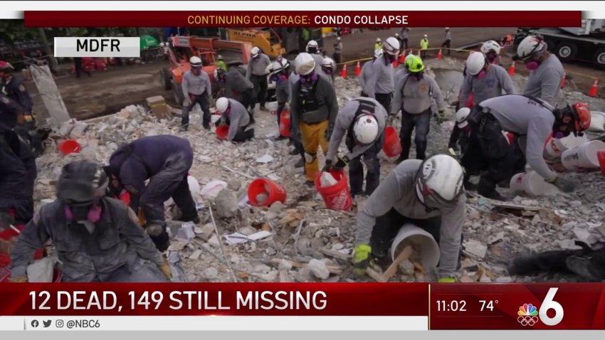 Death Toll Rises to 12, 149 Still Missing as Search Goes on In Collapse Rubble