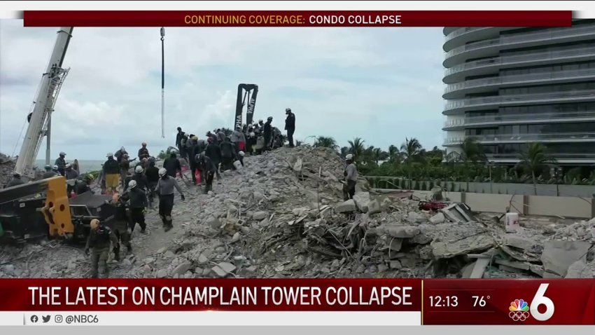 Day 7 of Search and Rescue in Champlain Tower Collapse