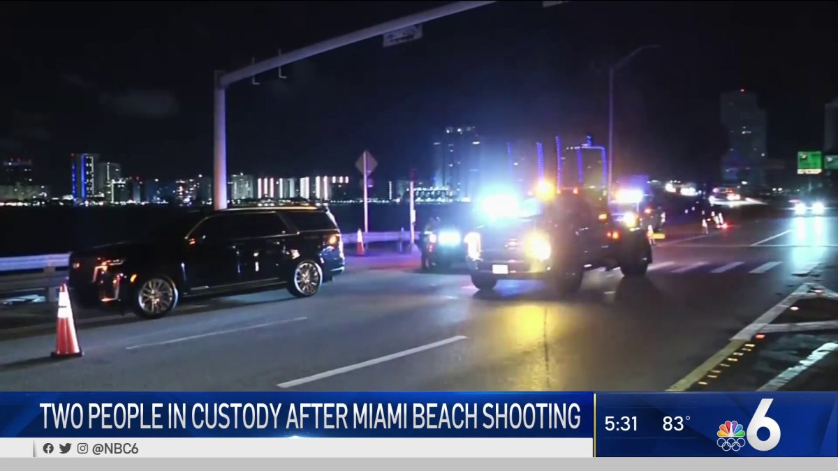 Two People in Custody After Miami Beach Shooting – NBC 6 South Florida