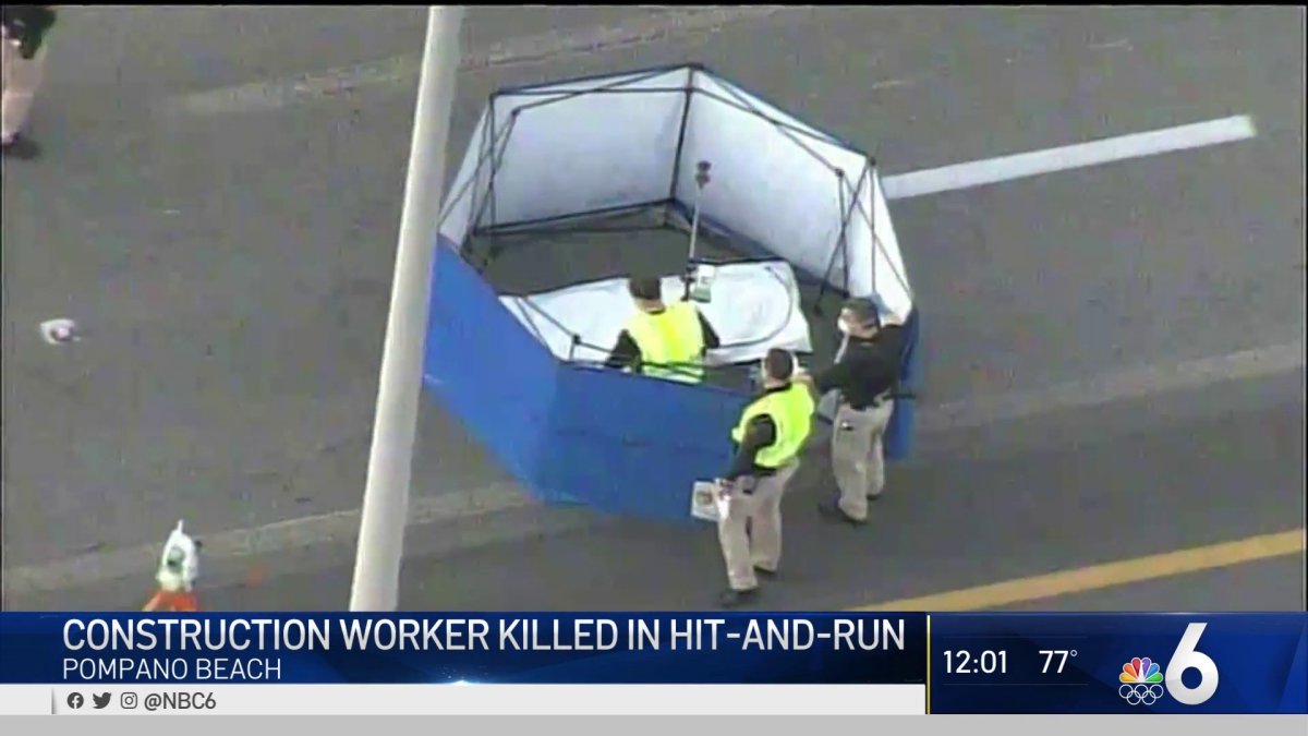 Construction Worker Killed in Hit and Run Crash in Broward – NBC 6 ...