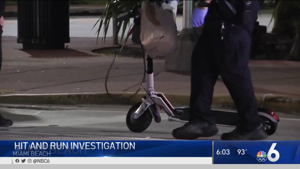 Hit-And-Run Victim Hit By Two Cars While on Electric Scooter In Miami ...