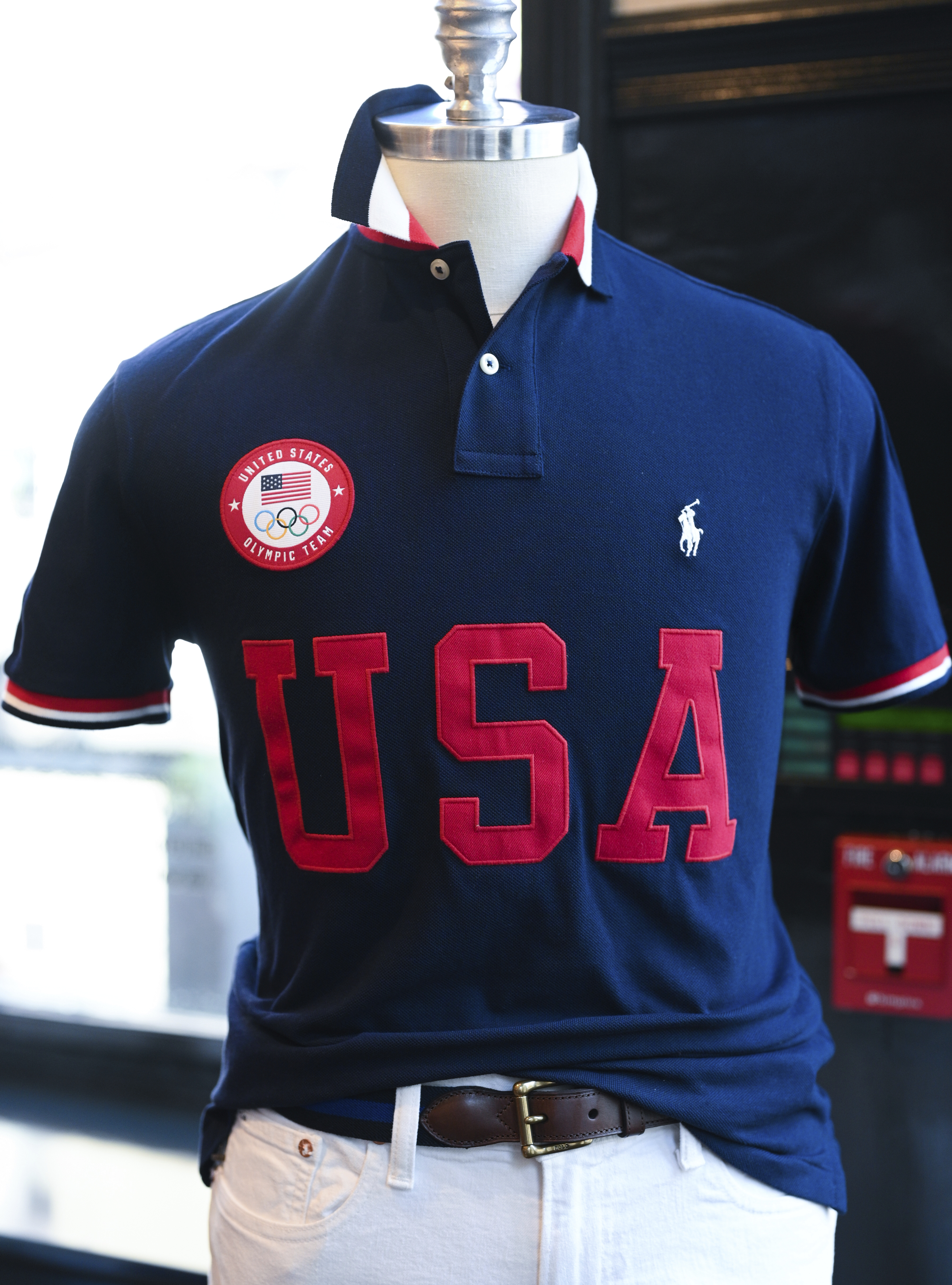 Team USA Tokyo Olympic closing ceremony uniform unveiling at the Ralph Lauren SoHo Store on April 13, 2021, in New York City.
