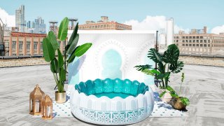 This image provided by Minnidip shows an inflatable pool