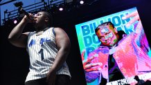 ORLANDO, FLORIDA - APRIL 17: Wisdom performs during DaBaby + Friends Concert at Orlando Amphitheater on April 17, 2021 in Orlando, Florida. (Photo by Gerardo Mora/Getty Images for Interscope)