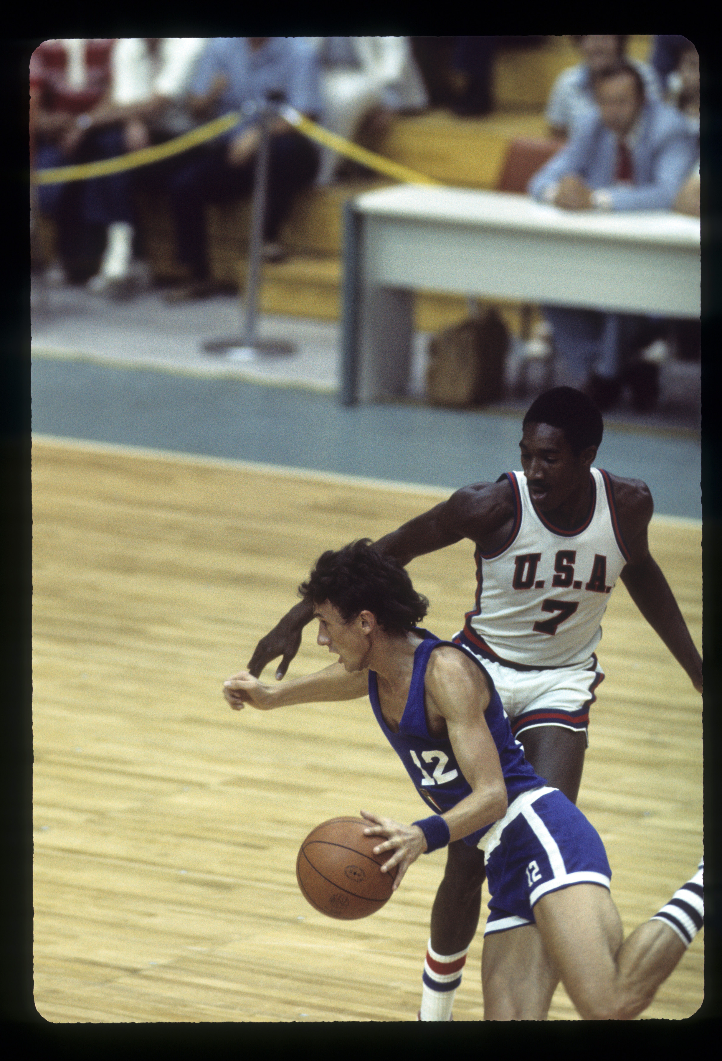 Men’s Basketball during the Summer Olympic Games on July 18, 1976. <br>