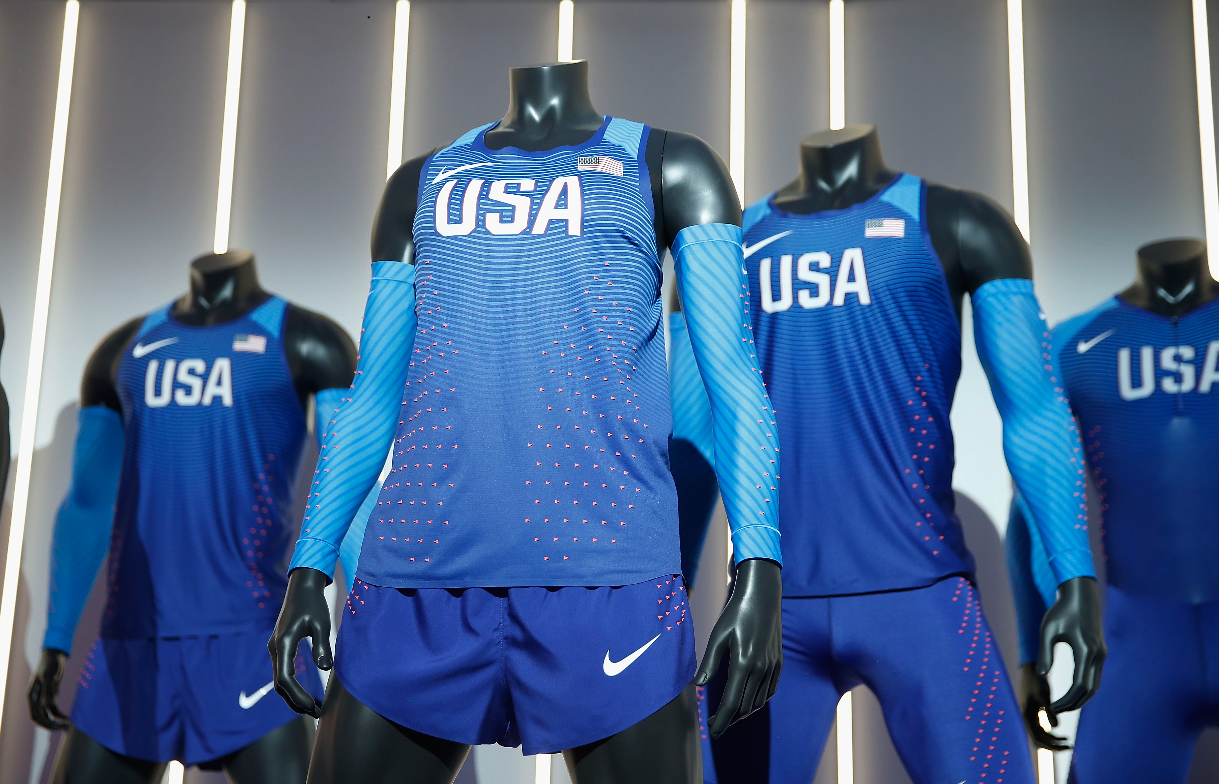 USA Olympic Team uniforms debut on March 17, 2016, in New York City.